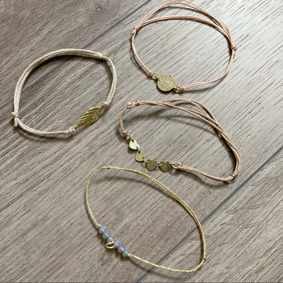 Pastel beaded string bracelets - Picture 5 of 5